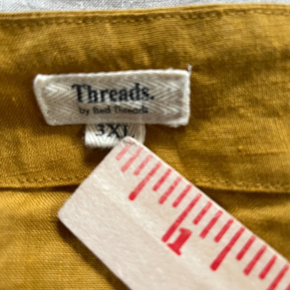 Threads by Bed Threads 100% Flax Linen Top - Picture 3 of 6